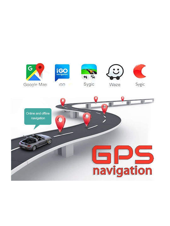 Car Audio System 1 DIN Bluetooth USB