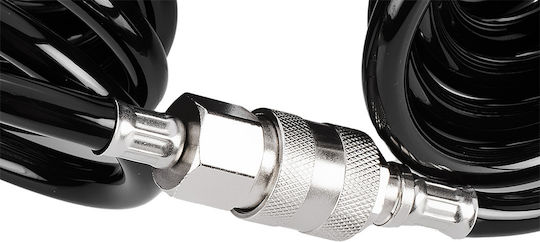 Spiral Pressure Air Hose 6.5 X 10 Mm 5 M Pu