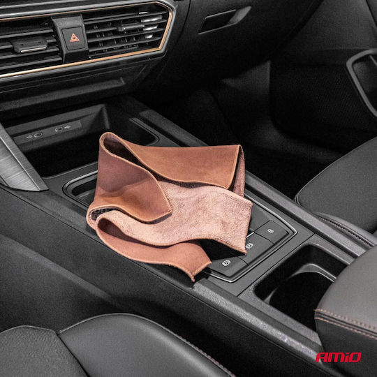 AMiO Lavetă Microfibră de curățenie pentru Materiale plastice pentru interior - Tabloul de bord Auto 500gsm Coral 30x30cm
