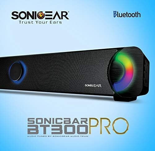Sonic Gear BT300 Soundbar 3.6W 2.0 Bluetooth Μαύρο