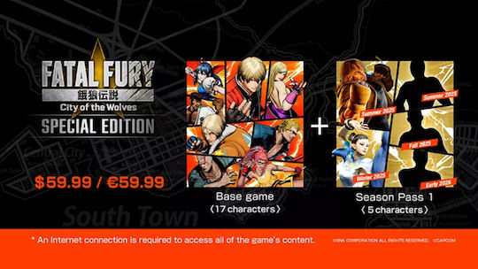 Fatal Fury: City of the Wolves Special Edition PS4 Game
