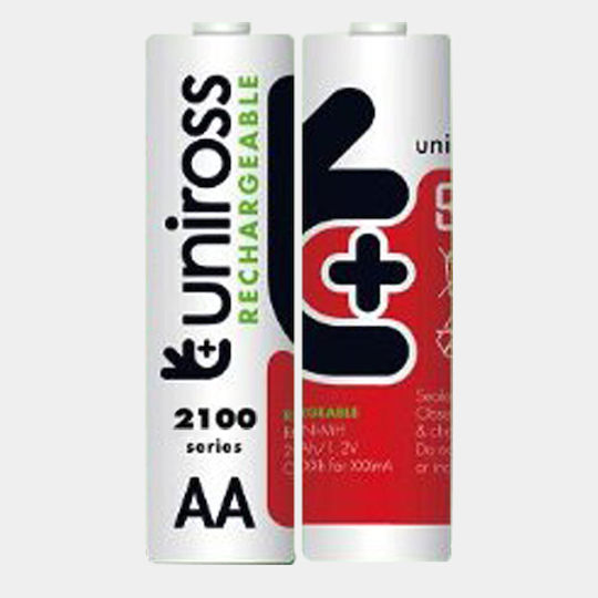 Uniross Hybrio Baterii Reîncărcabile AA Ni-MH 2100mAh 1.2V 2buc