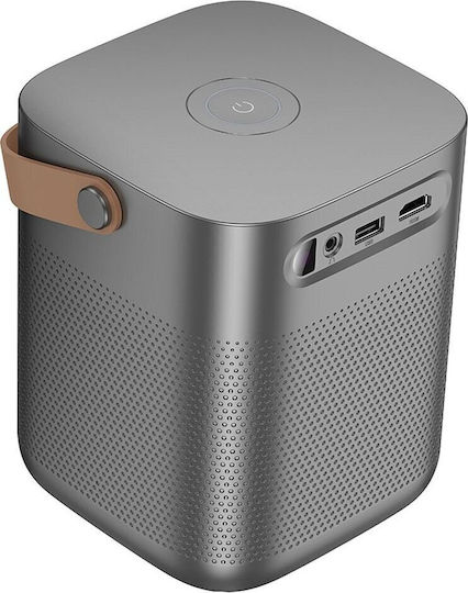 Hoco DT4 Mini Projector DLP HD Λάμπας LED με Wi-Fi και Ενσωματωμένα Ηχεία