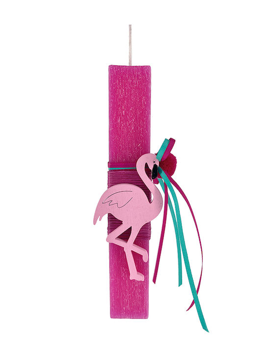 Handgemachte Duftkerze Rahmen Flamingo