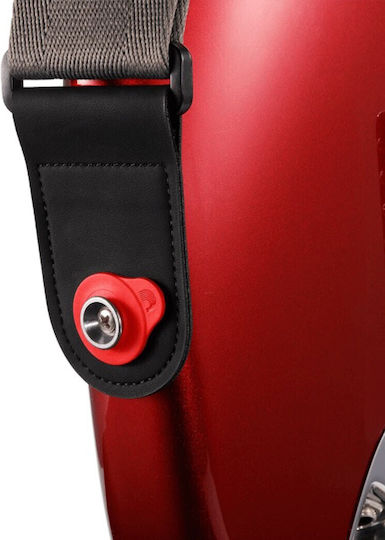 D'Addario Accessories D'Addario Pw-flsb-04rd Strap Lock Set 4 Pcs Red