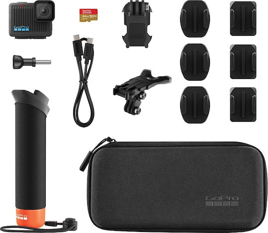 GoPro Hero Action Camera 4K Ultra HD Underwater Specialty Bundle with Touch Screen 1.7" and Wi-Fi Black