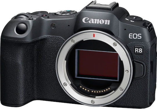 Canon EOS R8 + Μπαταρία LP-E17 Mirrorless Φωτογραφική Μηχανή Body Μαύρη