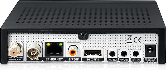 Amiko Satellite Decoder Mini Combo 3 10.10.021 Full HD (1080p) DVB-T2 in Black Color