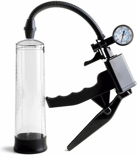 Αντλία Πέους Με Μανόμετρο Pump It Up Penis Pump With Manometer - Διάφανη