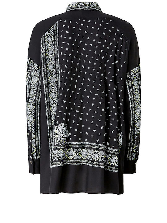 Clocks Women's Long Sleeve Shirt Black