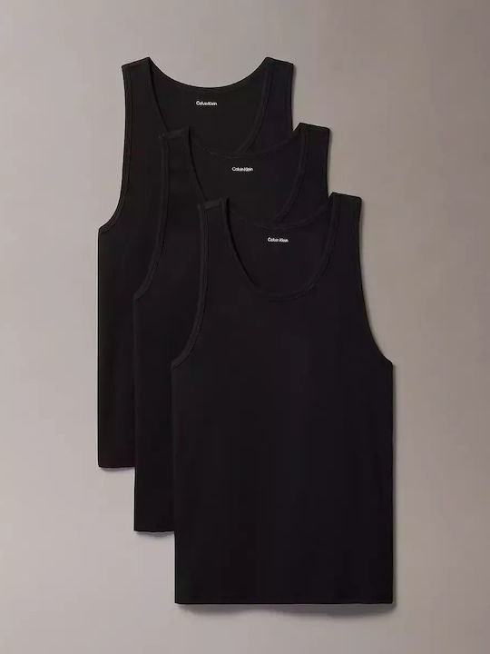 Ανδρικές Φανέλες σε Μαύρο Χρώμα 3Pack