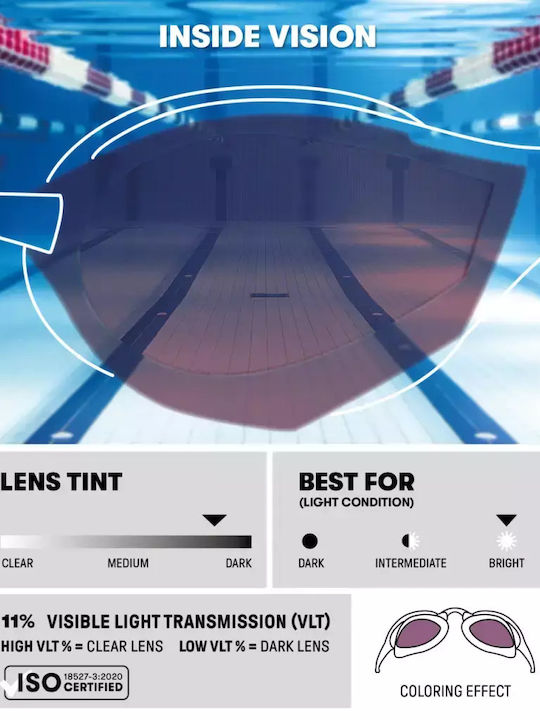 Arena Cobra Очила за плуване за Възрастни Зелен