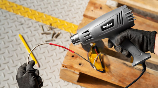 Rebel RB-1098 Пистолет за горещ въздух 1600W с регулиране на температурата до 350°C