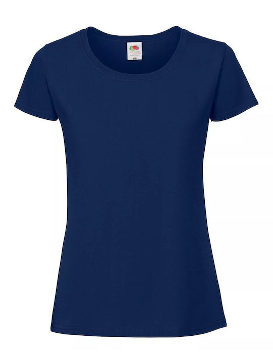 Fruit of the Loom Ladies Ringspun Premium T Γυναικείο Διαφημιστικό T-shirt Κοντομάνικο σε Χρώμα