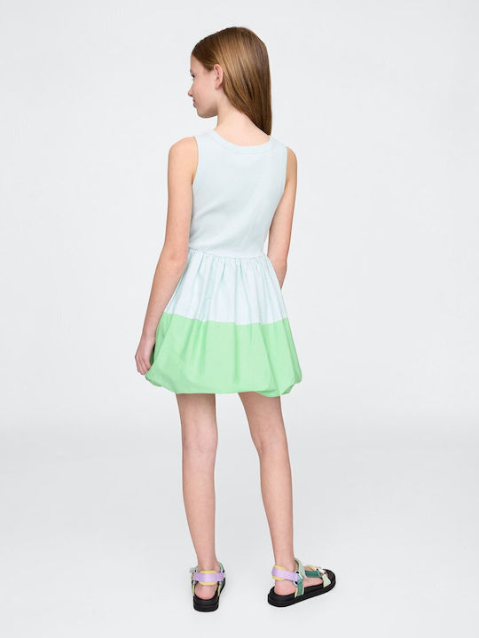 Rochie pentru Copii Fără mâneci Cu dungi Azul