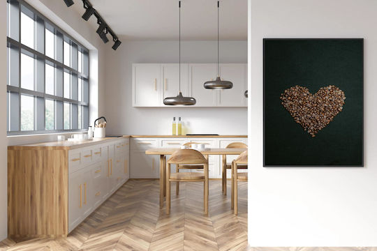Πίνακας Heart Coffee Beans Heart Coffee Beans 80x120