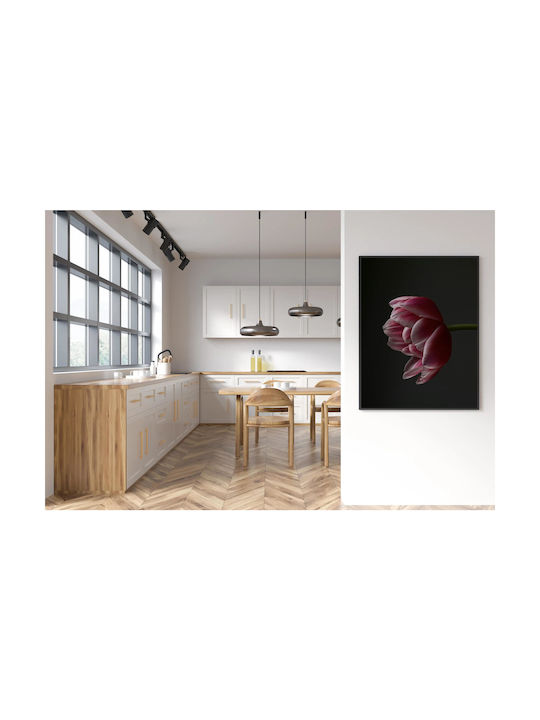 Πίνακας Single Pink Tulip Μονή Ροζ Τουλίπα 60x90