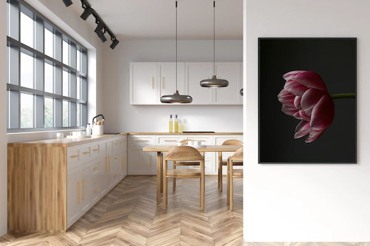 Πίνακας Single Pink Tulip Μονή Ροζ Τουλίπα 60x90