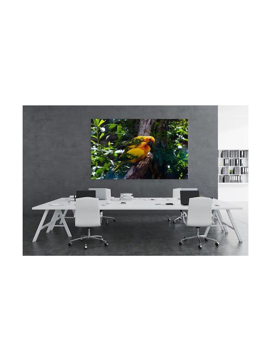 Πίνακας Pair Colorful Parrots Ζευγάρι Πολύχρωμοι Παπαγάλοι 100x70