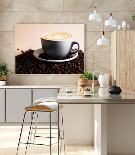 Pictură Cești de Cafea Boabe 150x100