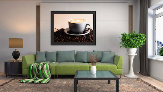 Pictură Cești de Cafea Boabe 150x100