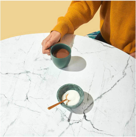 Πίνακας Coffee Sugar On Marble Table Καφές Ζάχαρη Μαρμάρινο Τραπέζι 100x100