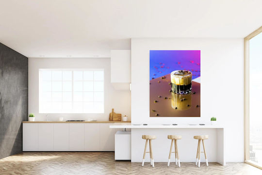 Πίνακας Iced Coffee Coffee Beans Παγωμένος Καφές Κόκκους Καφέ 100x150
