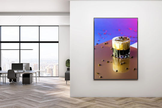 Πίνακας Iced Coffee Coffee Beans Παγωμένος Καφές Κόκκους Καφέ 100x150
