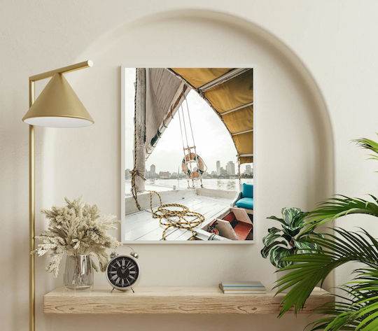 Πίνακας Cityscape From A Boat Αστικό Τοπίο Βάρκα 100x150