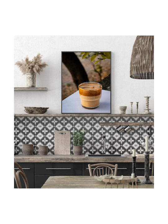 Creamy Coffee In A Glass Painting 80x120