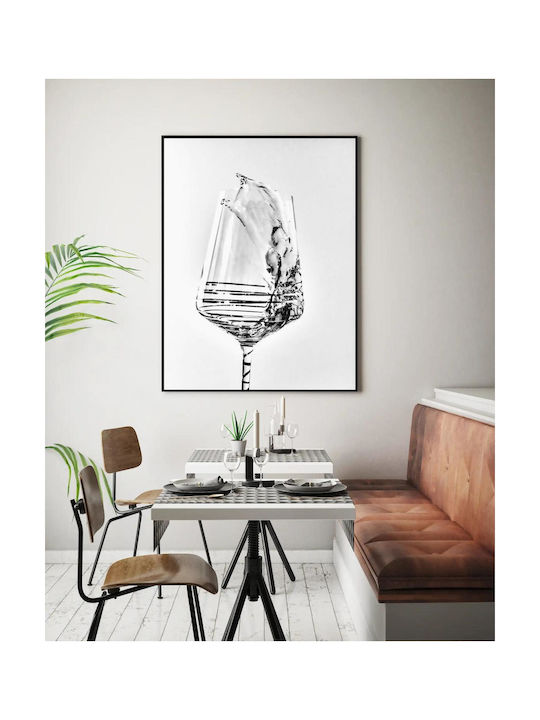 Splashing Wine Glass Painting 100x150