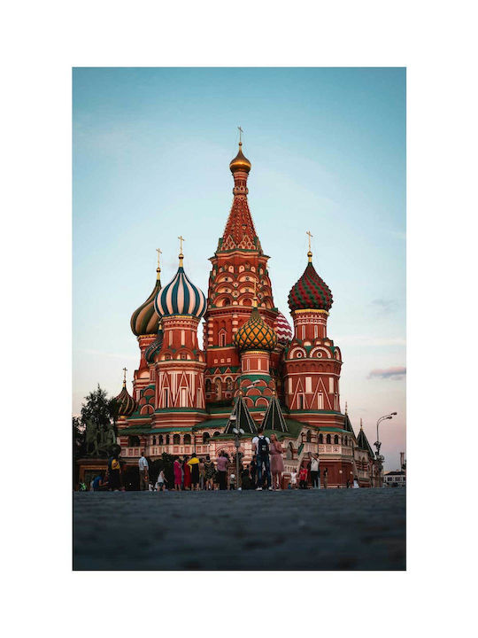 Painting St Basil's Cathedral 80x120