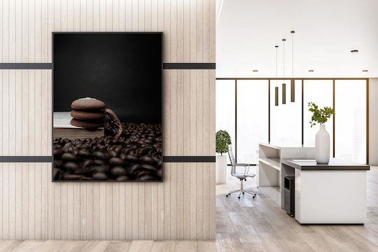 Gemälde Kekse Kaffeebohnen 100x150