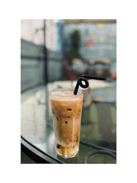 Painting Iced Coffee On Glass Table 100x150