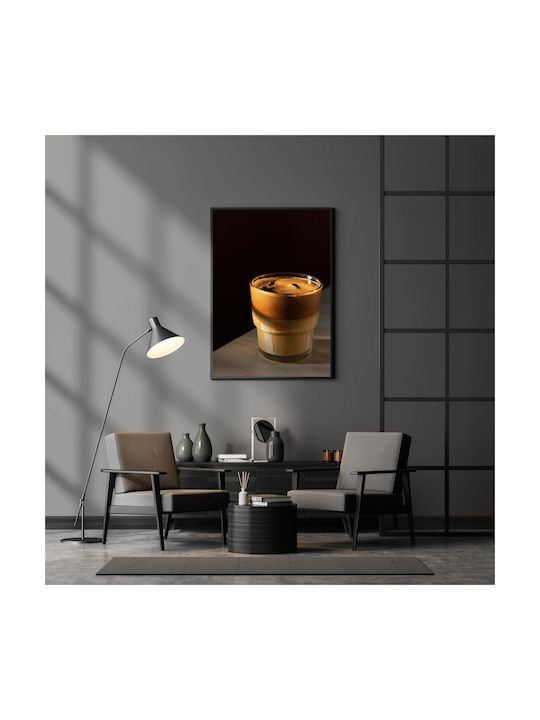 Πίνακας Coffee Drink In Glass Ποτό Καφέ Ποτήρι 80x120