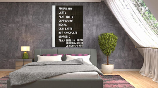 Πίνακας Coffee Menu Sign Πινακίδα Μενού Καφέ 80x120 Πίνακας Coffee Menu Sign Πινακίδα Μενού Καφέ 80x120