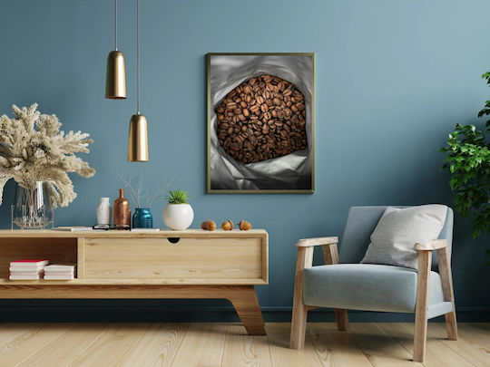 Gemälde Tasche Kaffeebohnen 100x150