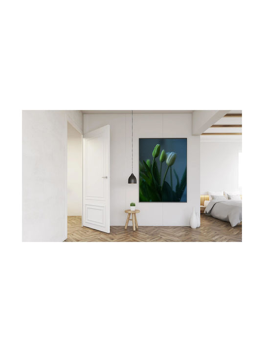 Πίνακας Tulips Behind Glass Τουλίπες Πίσω Γυαλί 60x90