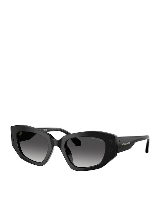 Michael Kors Le Praz Women's Sunglasses with Black Plastic Frame and Black Gradient Lens