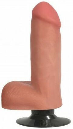 Curve Toys Vibrating Ρεαλιστικός Δονητής 15cm Flesh