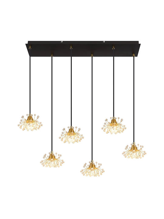 Globo Lighting Κρεμαστό Φωτιστικό Διάφανο
