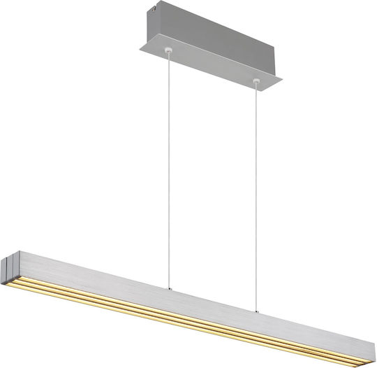 Globo Lighting Κρεμαστό Φωτιστικό Ασημί