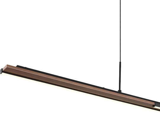 Globo Lighting Κρεμαστό Φωτιστικό Καφέ