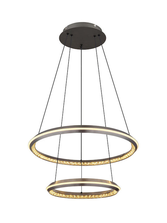 Globo Lighting Κρεμαστό Φωτιστικό Γκρι