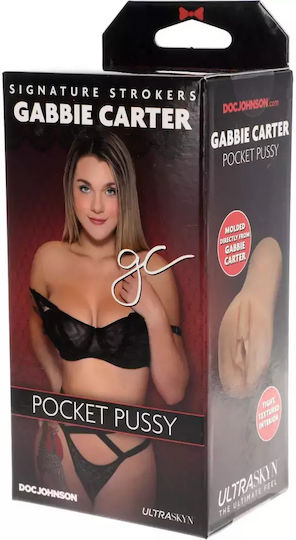 Doc Johnson Signature Strokers Ultraskyn Pocket Pussy Masturbator Vagina 5510-28-BX