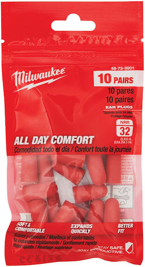 Milwaukee Слушалки в Червен Цвят 4932480464 20 Бройки
