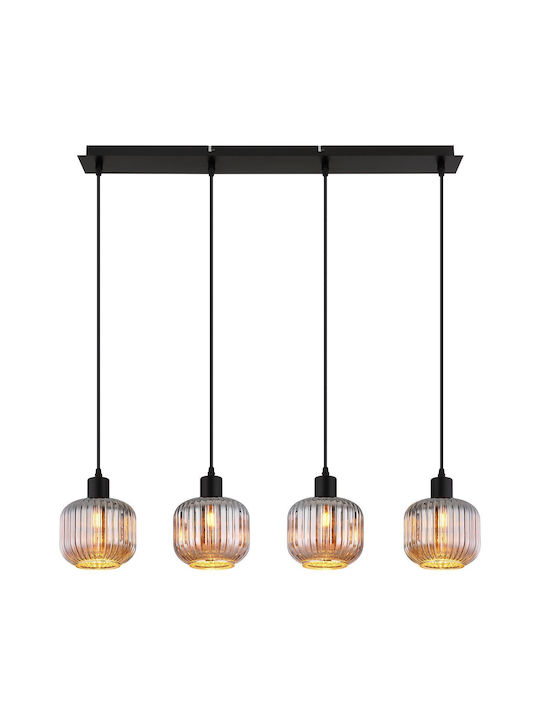 Globo Lighting Κρεμαστό Φωτιστικό Μαύρο