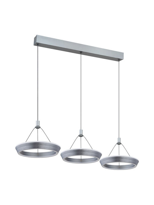 Globo Lighting Κρεμαστό Φωτιστικό Γκρι
