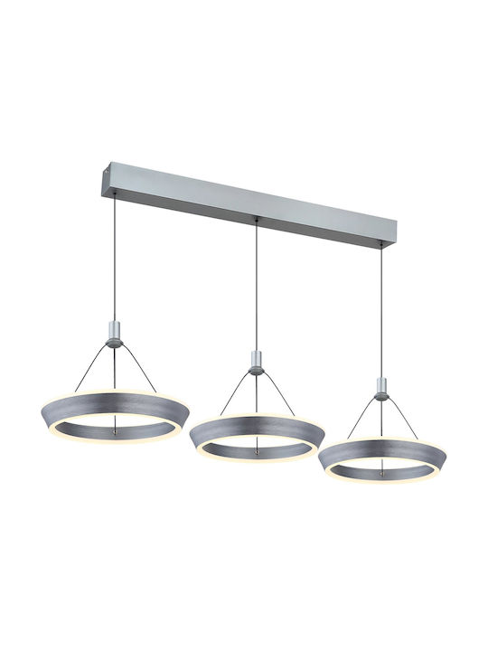 Globo Lighting Κρεμαστό Φωτιστικό Γκρι