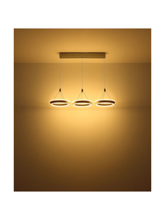 Globo Lighting Κρεμαστό Φωτιστικό Γκρι